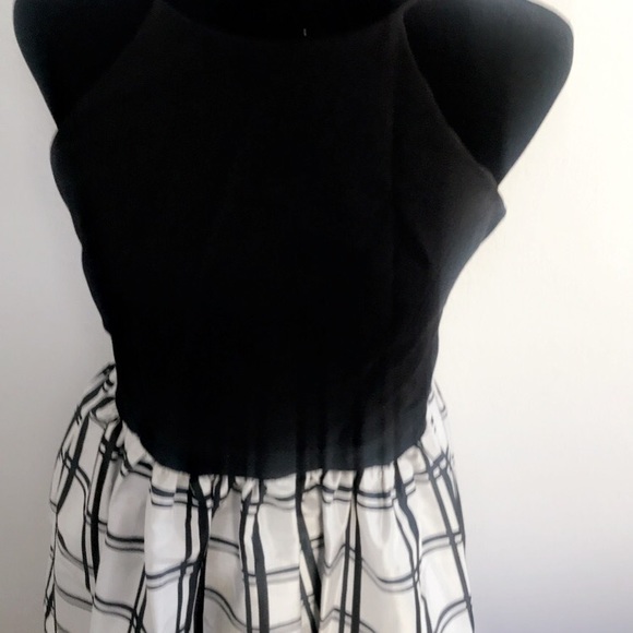 Aidan by Aidan Mattox Halter Embroidered Dress - Picture 4 of 8